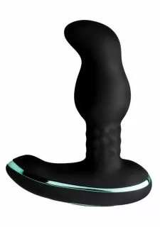 Prostatic Play Rimsation Prostate Vibe with Rotating Beads - Black