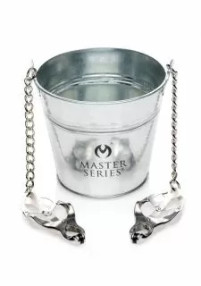 Master Series Slave Bucket Labia and Nipple Clamps