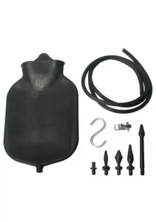 Master Series Deluxe Black Enema Set