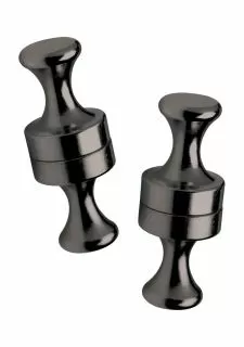 Master Series Power Pins Magnetic Nipple Clamp Set - Black