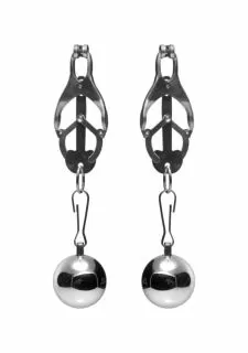 Master Series Deviant Monarch Weighted Nipple Clamps