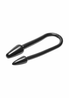 Master Series Ravens Tail 2X Dual Ended Anal Plug - Black