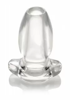 Master Series Gape Glory Clear Hollow Anal Butt Plug - Transparent
