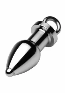 Master Series Arsenal Aluminum Anal Tunnel Butt Plug With Removable core