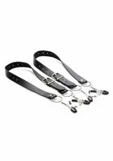 Master Series Spread Labia Spreader Straps with Clamps