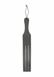 Ouch! Pain Three Finger Paddle Tawse - Black