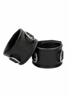 Ouch! Pain Restraint Ankle Cuff With Padlock - Black