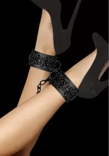 Ouch! Luxury Ankle Cuffs - Black