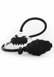 Ouch Vibrating Pussy Pump - Black