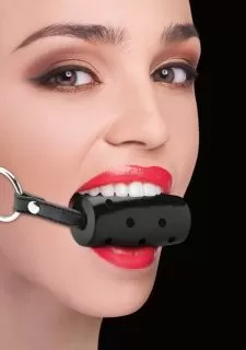 Ouch Cylinder Gag - Black