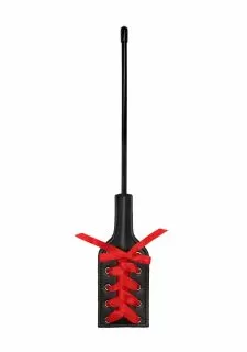 Ouch! Crop Rectangle With Red Lace - Small