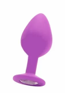 Ouch Large Diamond Butt Plug - Purple