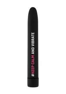 Feelgood Vibe #Keepcalmandvibrate Classic Vibrator - Black