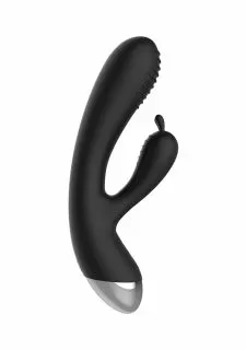 ElectroShock E-Stimulation Rabbit Vibrator - Black