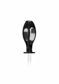 ElectroShock E-Stim Hollow Butt Plug - Black