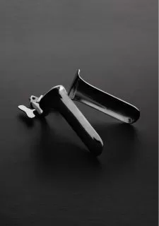Shots - Steel Collins Speculum - Medium - Brushed Steel