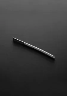 Shots - Steel Single End dilator Urethral Sounds (10mm) - Brushed Steel