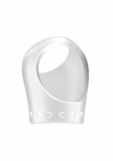 SONO No.45 - Cockring with Ball Strap - Translucent