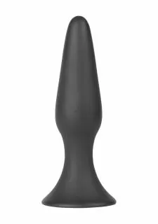 Simplicity NATHAN small conical butt-plug with suction cup - Black