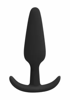 Simplicity MALO small cork butt-plug with handles - Black