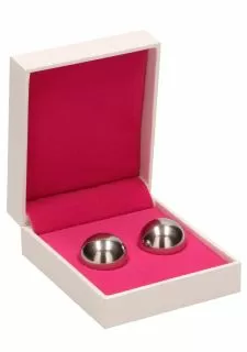 Shots Toys Ben Wa Balls - Medium Weight - Silver