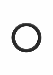 Shots Toys Round Cock Ring - Black - Large