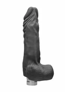 Real Rock Skin 9" / 23 cm Realistic Vibrating Dildo With Balls