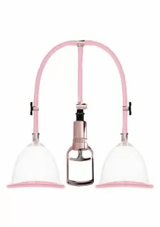 Pumped Breast Pump Set Large - Rose Gold