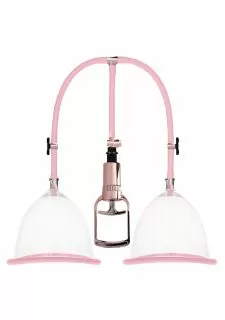 Pumped Breast Pump Set Large - Rose Gold