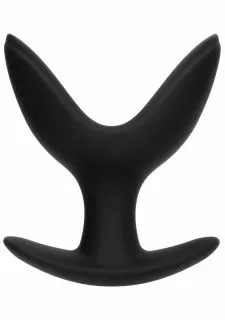 Plug & Play Butt Plug - Split 4 - 3 Inch - Black