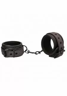 Ouch Elegant Ankle Cuffs - Titanium Grey
