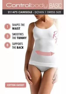 Control Body 211475 Shaping Camisole Bianco