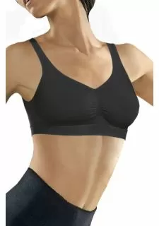 Medium Compression Push Up Bra Nero