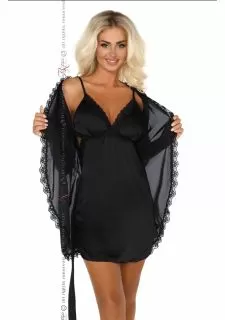 Shannon Dressing Gown Black