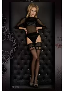 Ballerina 344 Hold Ups Nero (Black)