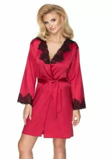 Irall Juniper Burgundy Dressing Gown