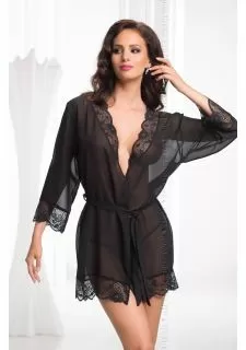 Irall Erotic Irall Erotic Cassidy Dressing Gown Bl