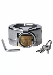 Master Series Fiend Stainless Steel CBT Piercing Chamber Chastity Device- 1.5 Inch