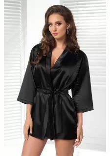 Irall Aria Dressing Gown Black