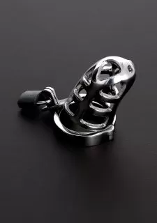 Shots - Steel Brutal Chastity Cage (45mm)