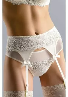 Gracya Jonquil Suspender Belt White