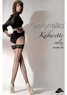 Gabriella Kabaretta Calze 155-223 Hold Ups Nero