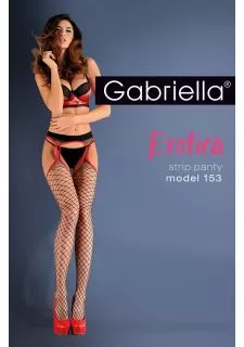 Gabriella Gabriella Erotic Strip Panty 153-637 Nero