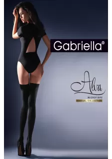 Calze Alva Hold Ups Nero