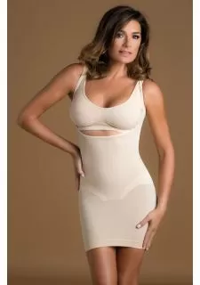 Shaping Open Bust Full Slip Skin