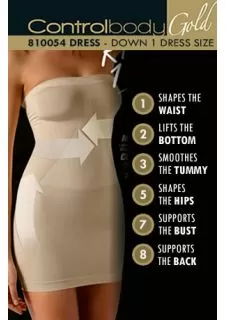 Control Body 810054G Strapless Shaping Dress Skin