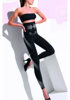 Control Body 610127Y High Waist Shaping Leggings Nero