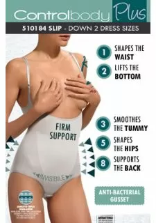 Control Body 510184P Open Bust Shaping Body Nero