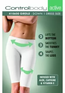 Control Body 410600A Infused Shaping Leggings Bianco