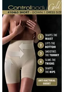 Control Body 410465G Shaping Short Nero